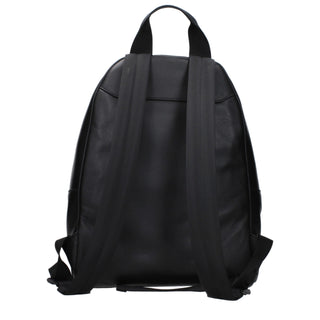 Roberto Cavalli Black Leather Backpack