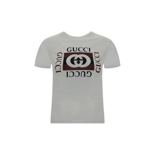 Gucci White Cotton T-Shirt