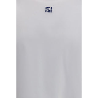 Fendi White Cotton T-Shirt