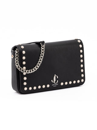 Jimmy Choo Black Leather Crossbody Bag