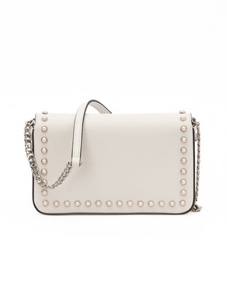 Jimmy Choo White Leather Crossbody Bag