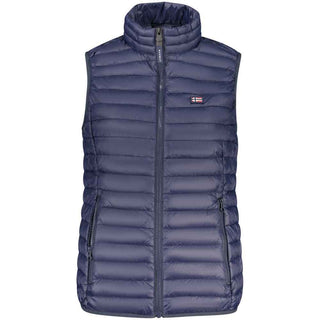 Norway 1963 Blu Poliammide Women's Gilet