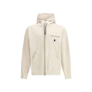 Sacai Beige Cotton Sweatshirt
