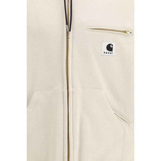 Sacai Beige Cotton Sweatshirt