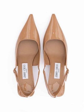 Jimmy Choo Powder Pink Amel 50 Slingback Pumps