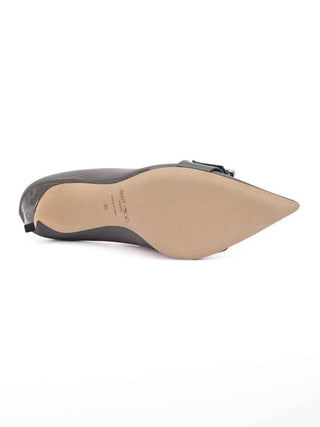 Jimmy Choo Storm Grey Patent Leather Chery 85 Pumps