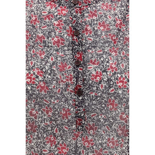 Marant Etoile Purple Cotton Pattern Shirt