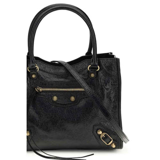 Balenciaga Black Lamb Ovis Aries Aries Shoulder Bag