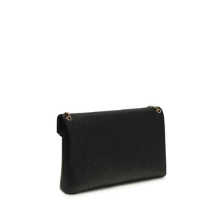 Saint Laurent Black Lamb Ovis Aries Aries Shoulder Bag