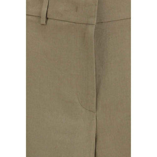 Giorgio Armani Beige Linen Casual Pants
