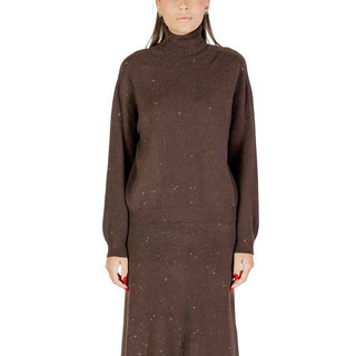 Liu Jo Brown Viscose Sweatshirt