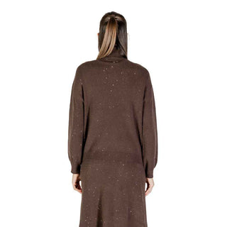 Liu Jo Brown Viscose Sweatshirt