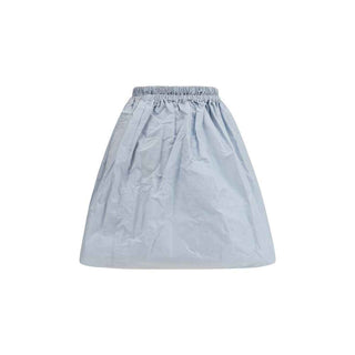 Prada Blue Silk Long Skirt
