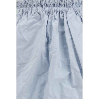Prada Blue Silk Long Skirt