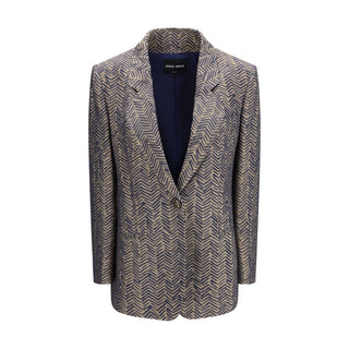 Giorgio Armani Beige Viscose Blazer