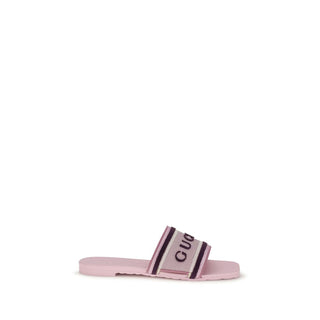 Gucci Multicolor Cotton Flat Sandals