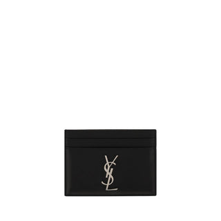 Saint Laurent Black Calf Leather Bos Taurus Wallet