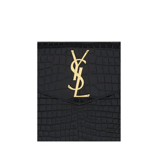 Saint Laurent Black Calf Leather Bos Taurus Accessories
