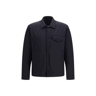 Herno Black Nylon Shell Jacket