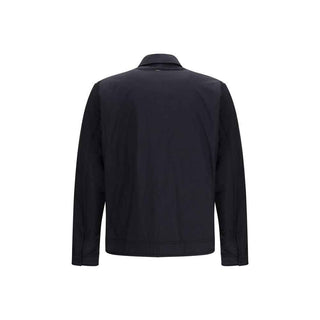 Herno Black Nylon Shell Jacket