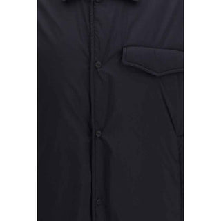 Herno Black Nylon Shell Jacket