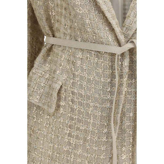Brunello Cucinelli Beige Silk Coat