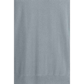 Giorgio Armani Gray Silk Sweatshirt