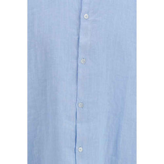 Brooksfield Blue Linen Shirt