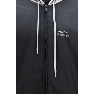 Balenciaga Black Polyester Bomber