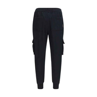 Moose Knuckles Black Cotton Casual Pants
