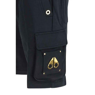 Moose Knuckles Black Cotton Bermuda Shorts