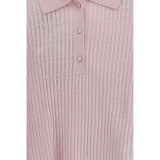 Max Mara Multicolor Silk Shortsleeve Shirt
