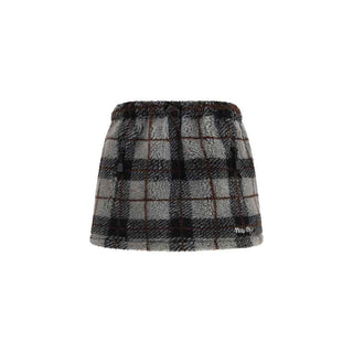 Miu Miu Multicolor Nylon Mini Skirt