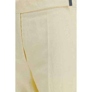 Max Mara Bicolor Viscose Flared Pants