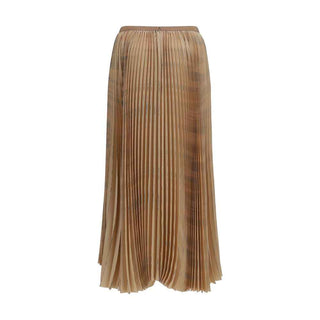 Fabiana Filippi Beige Polyester Midi Skirt