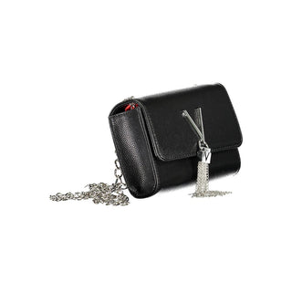 Mario Valentino Black Polyurethane Women Handbag