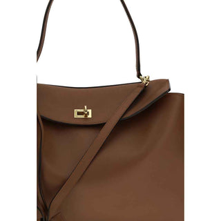 Balenciaga Brown Calf Leather Bos Taurus Shoulder Bag