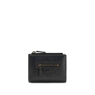 Balenciaga Black Lamb Ovis Aries Aries Wallet