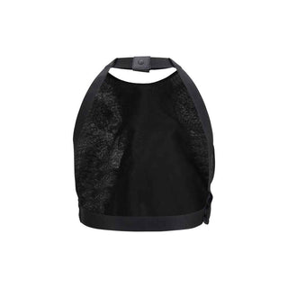 Max Mara Black Silk Pattern Shirt