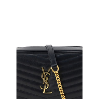 Saint Laurent Black Calf Leather Bos Taurus Shoulder Bag