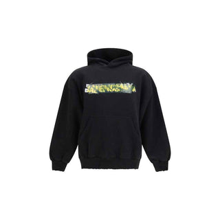 Balenciaga Black Cotton Sweatshirt