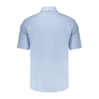 Hugo Boss Azzurro Cotton Men Shirt