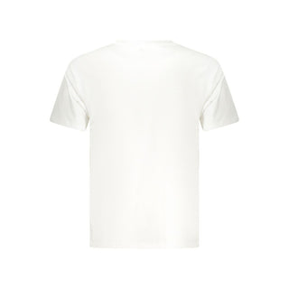 Converse White Cotton Men T-Shirt