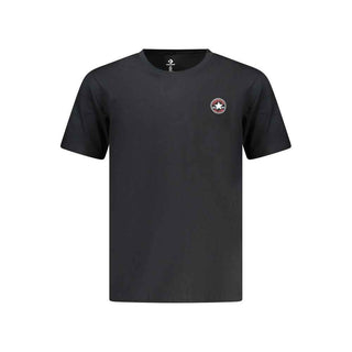 Converse Black Cotton Men T-Shirt