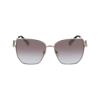 Longchamp Gold Metal Sunglasses