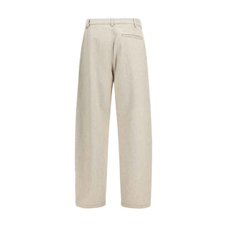 Jacquemus Beige Cotton Casual Pants