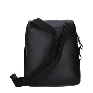 Piquadro Black Leather Crossbody Bag