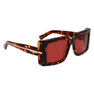 Ferragamo Brown Acetate Sunglasses