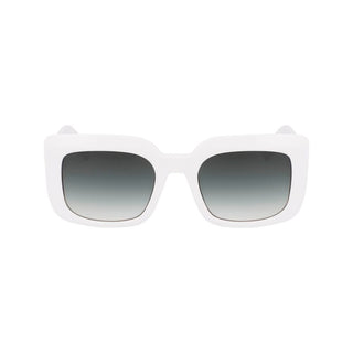 Longchamp White Acetate Sunglasses
