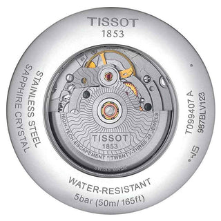 Tissot Gray Stainless Steel Dress Watch
